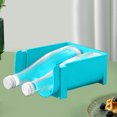 thumbnail image 4 of Straw Refrigerator Beer Can Organizer, Stackable Plastic Storage Tray for Beverages, Compact for Home, Parties, and Outdoor Use, 4 of 6