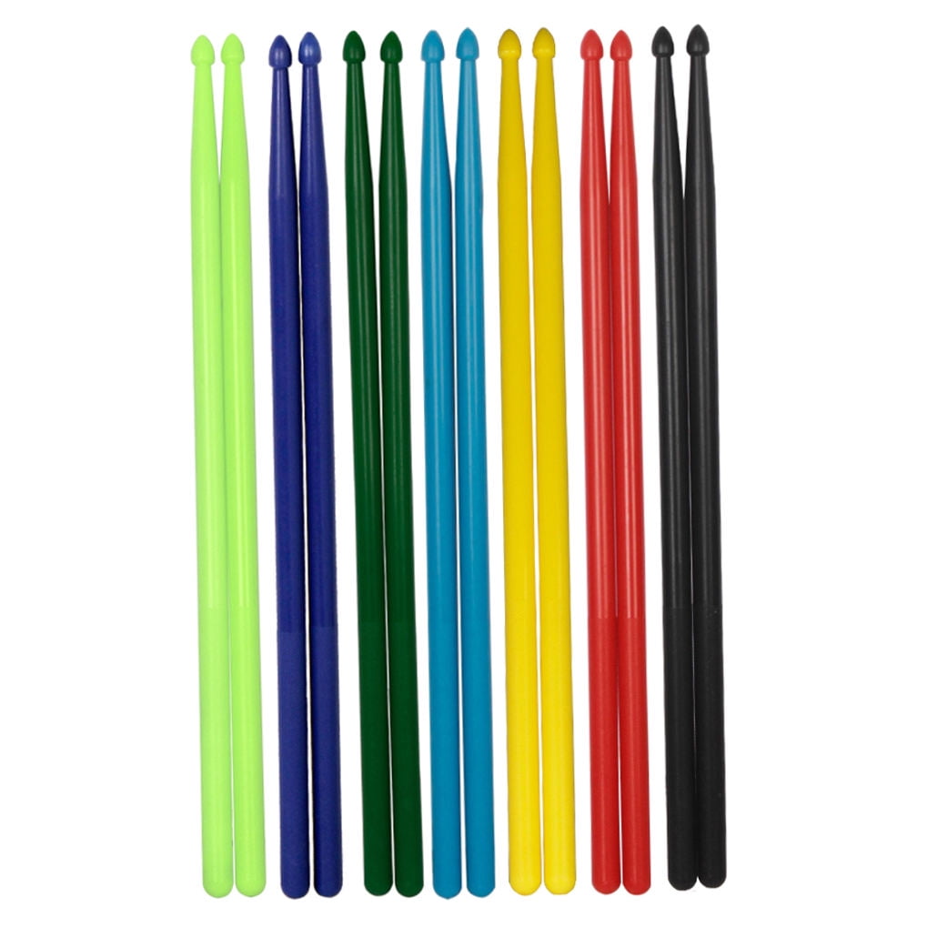 Soimiss Drumsticks Set Drumstick Assorted Color 7 Pairs