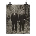 thumbnail image 2 of Print: Theodore Roosevelt And A Man Standing In A Wooded Area, Full, 2 of 4