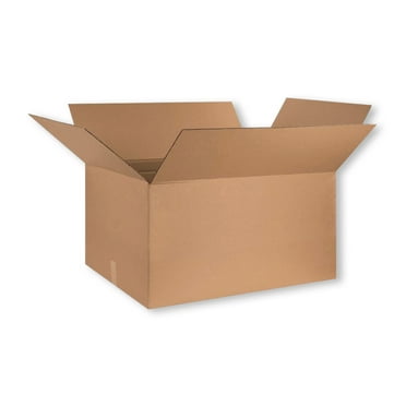 Kraft Corrugated Boxes ECT-32, 13 x 10 x 6", 25/Case