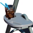 thumbnail image 4 of GOLDSUN 3 Person Glider Swing Hammock Chair w/ Utility Tray & Canopy, Blue, 4 of 8