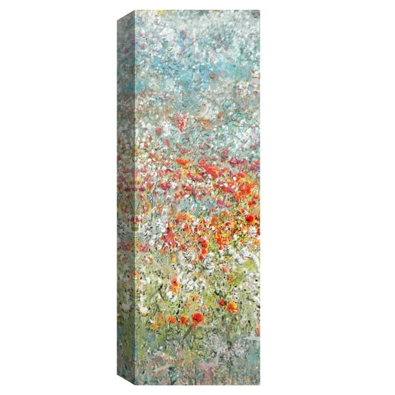 Flower Field Panel II by Studio Arts Canvas Art Print