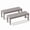 Gray, variant on kaleemen 2-Person Outdoor Bench,Weatherproof Poly Lumber Patio Backless Bench for Yard, Porch and Park, Green