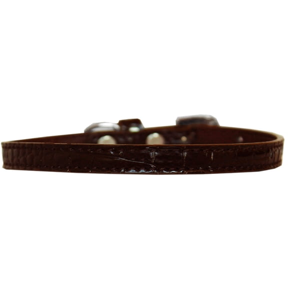 Dog, Puppy  Pet Designer Croc Collar, "Plain 3/8" Wide"