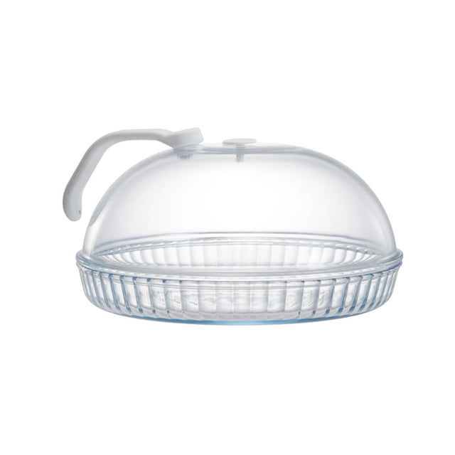 GUOOL Couvercle Anti-Éclaboussures pour Micro-Ondes Transparent Garde le Micro-Ondes Lavable
