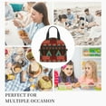 thumbnail image 3 of DouZhe Lunch Bags for Women and Men, Vintage Geometry Exotic Nordic Style Prints Reusable Portable Insulated Cooler Waterproof Lunch Tote Bag for Travel Work School Picnic, 3 of 7