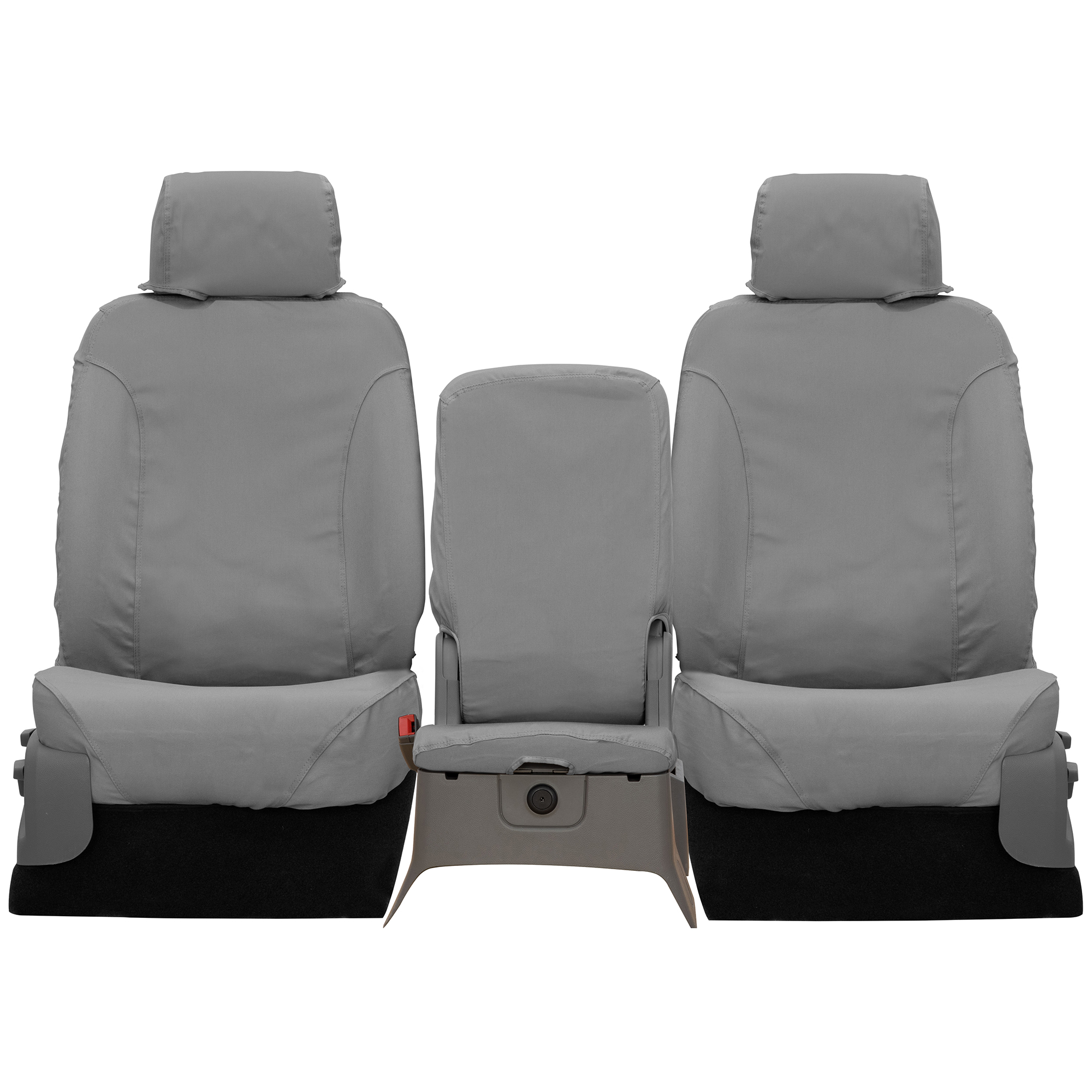 Covercraft SeatSaver Front Row Custom Fit Seat Cover for Select Ram Pickup Models - Polycotton (Grey) - image 3 of 7