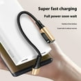 thumbnail image 2 of Short USB Type C Cable Fast Charging Durability Braided Cord for Quick Power Delivery and Travel Use, 2 of 8