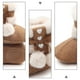thumbnail image 3 of WORGEOUS 1 par de botas navideñas para bebés con lazo de invierno, prewalker de algodón cálido para niños pequeños, 3 of 9