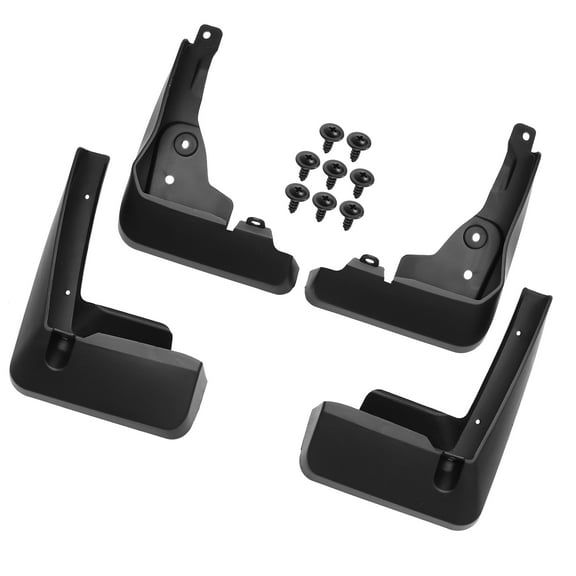 Unique Bargains Front and Rear Mud Flaps Splash Guards Fit for Toyota Corolla Sedan 2020-2023 Black 1Set