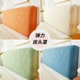 thumbnail image 3 of Namzi 1 piece three-dimensional pattern headboard cover, fully wrapped in plush fabric, headboard backrest soft package, headboard protective cover 180cm long (light gray), 3 of 4