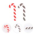 thumbnail image 3 of 20Pcs DIY Phone Case Accessory Christmas Mini Cane Shaped Decor (Red Coffee), 3 of 7