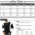 thumbnail image 3 of WTOBBY Men's Patchwork Color Block Hoodie, Long Sleeve Casual Pullover Sweatshirt, Artistic Street Style Design,Black 2XL, 3 of 5