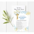 thumbnail image 3 of Inkdotpot 50 PackWho Knows Mommy BestBaby Shower GameCards Giraffe Jungle Animals FunActivity Cards, 3 of 5