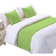 thumbnail image 2 of Luxurious 800 Thread Count 100% Egyptian Cotton Solid 1 Piece Bed Runner Scarf Protector Slipcover Bed Decorative Scarf for Bedroom Hotel Wedding Room (King, Sage), 2 of 3