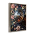 thumbnail image 2 of Stupell Industries Floral Disco Ball Reflection Brown Framed Floater Canvas Wall Art, design by LSR Design Studio, 2 of 10