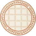 thumbnail image 2 of Safavieh Easy Care Beckett Trellis Area Rug, Ivory/Beige, 6' x 6' Round, 2 of 11