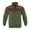 Army Green, variant on Kaemgyyd Winter Coats for Men Full Zip Lightweight Color Block Jackets Soft Warm Stand Collar Outwear with Pockets