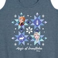 thumbnail image 3 of Disney Frozen 2 - Magic Of Snowflake - Women's Racerback Tank Top, 3 of 5