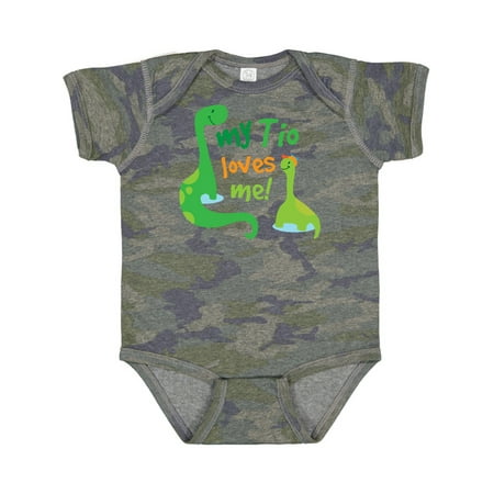 

Inktastic My Tio Loves Me Nephew Dinosaur Gift Baby Boy Bodysuit
