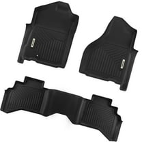 RVNI Floor Mats for 2002-2008 Dodge Ram 1500 Quad Cab/ 03-09 Dodge Ram 2500/3500 Quad Cab 3D Molded