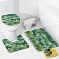 thumbnail image 4 of Nature Forest Shower Curtain Bathroom Sets Toilet Lid Rug, Bath Mat And Contour Mat, Shower Curtain 4Pcs, 4 of 6