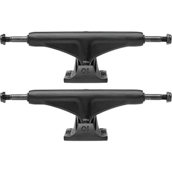 Tensor Lo Mag-Light Skateboard Trucks Black/Black - Hanger 5.5" Axle 8.25" (Set of 2)