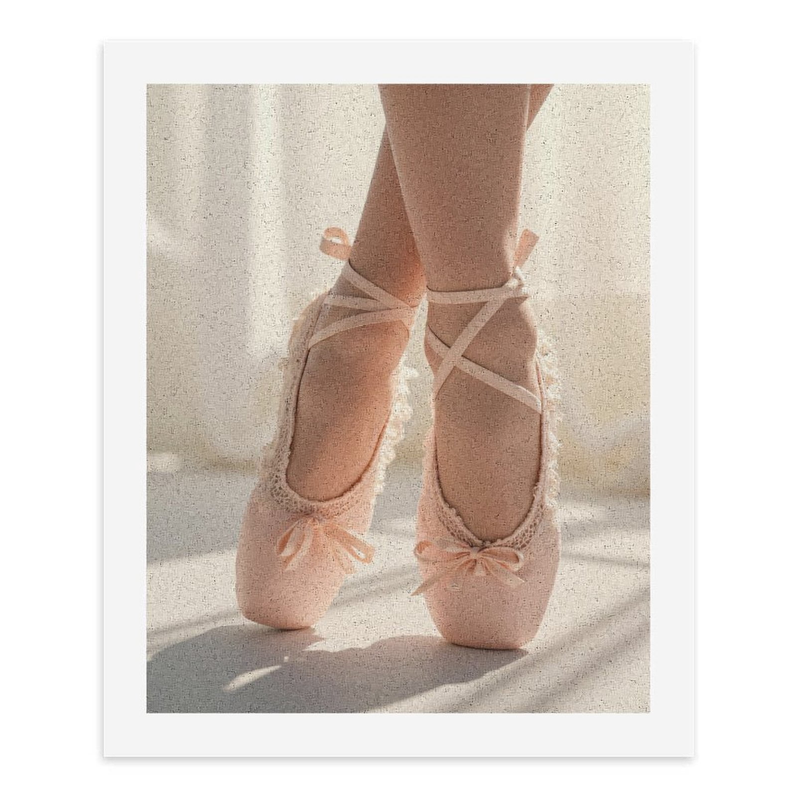 Paint By Numbers Kit for Adults Beginner - DIY Ballet Pointe Shoes Lace Elegance Canvas Painting Kits for Adults, Frameless Paint By Number for Adults for Home Wall Decor 16x20 Inch