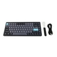 thumbnail image 2 of Wireless Wireless Mechanical Keyboard 84 Keys 2.4G+BT5.0+Type C 3 Connections 75% Low Profile Layout Keyboards RGB Light Effect For Tablet Laptop Smartphone, 2 of 7