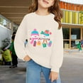 thumbnail image 2 of THJRPQJFD Christmas Graphic Tees Cute Tops for Teen Girls Cute Y2k New Born Clothes Baby Boy Girl Clothes Size 8 7 Year Old Girl 2t Boy Clothes, Beige 11-12 Years, 2 of 6