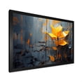 thumbnail image 2 of Designart "Tropicale Elegance Yellow and Grey Leaves" Abstract Framed Wall Art Decor - Modern Yellow Abstract Collages Entryway Framed Wall Art, 2 of 6
