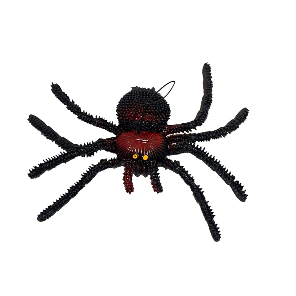 NUOLUX Fake Spider TPR Super Stretchy Practical Jokes Props Realistic