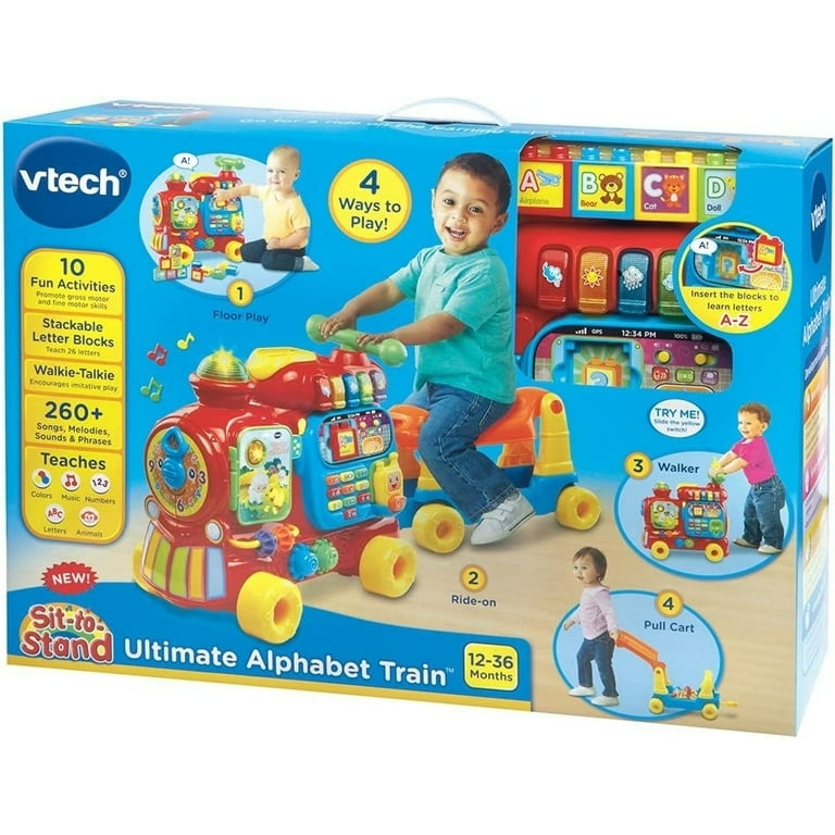 Interactive Learning Train and Ride-On Toy with Educational