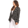 thumbnail image 3 of MOA COLLECTION Women's Classic Casual Work Draped Open Front Blazer with Plus Size, 3 of 5