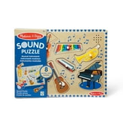 Melissa & Doug Musical Instruments Sound Puzzle - Wooden Peg Puzzle (8 pcs)