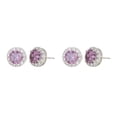thumbnail image 4 of Pendientes Minnieouse 1 par de tuerca para mujer color sólido diamantes de imitación redondos a la moda para fiesta joyería adorno, 4 of 6