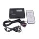 thumbnail image 2 of Divisor HDMI 5 en 1 Salida Interruptor de control remoto IR Puertos 5x1 HDCP 3D Video inteligente 4K Adaptador 2K para Sky Box Proyector DLP 360 TV - con cable de con cable de alimentación Sunnimix Adaptador divisor, 2 of 3