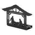 thumbnail image 3 of AMLESO Christmas Nativity Advent Candle Holder Christmas Nativity Scene Candlestick A, 3 of 8