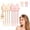 2PCS-A, variant on Wireless Heated Volumizing Root Lift Clip Volume Clips Electric Volumizer | Tool Crown Fluffy Lifting Styler Booster Roots Lifter Comb with 2 Heat Settings Flat Fine Cordless Styling Travel(Pink-A)