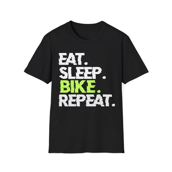 Ride in Style: 'Eat. Sleep, Bike. Repeat.' T-Shirt