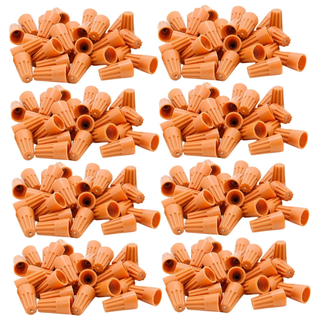 TAILTOSS Electrical Quick Connectors Wire Cap Ground Wire Connector Orange For Technicians 500Pcs