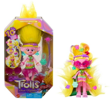 DreamWorks Trolls Band Together Hairsational Reveals Viva Fashion Doll & 10  Accessories