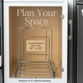 thumbnail image 4 of Pull Out Trash Can Shelf - Adjustable –14 3/4"H x 12 1/8"W x 21"D, 4 of 7