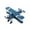 Blue, variant on Vintage Iron Airplane Model, Blue Retro Tin Aircraft Figurine, 1 Piece Decorative Plane Statue For Living Room Shelf Office Desk Coffee Table Home Decor Gift For Aviation