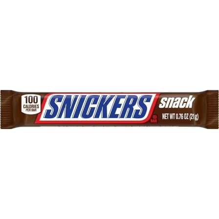 Snickers Snack Bar 0.76 Ounces Each