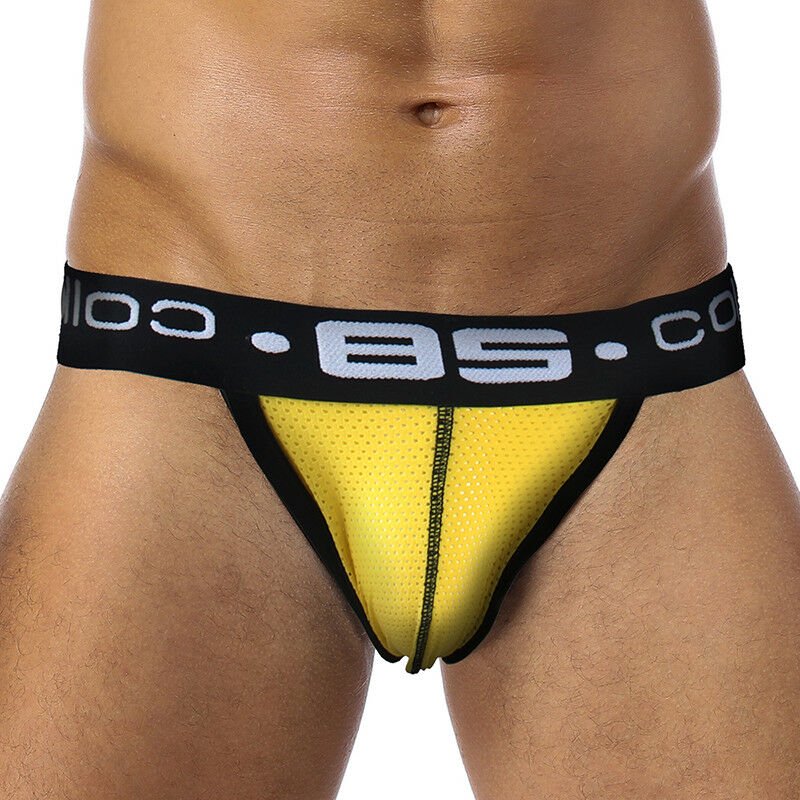 FOCUSNORM - FOCUSNORM Men's Strap Breathable Underwear Backless Jockstrap Briefs Pants Thong