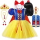 thumbnail image 1 of Vestido de princesa de Disney Blancanieves para niñas pequeñas, vestido de fiesta de encaje para Halloween, ropa de fantasía para niños de 12 años, disfraz de Cosplay para fiesta de cumpleaños, 1 of 5