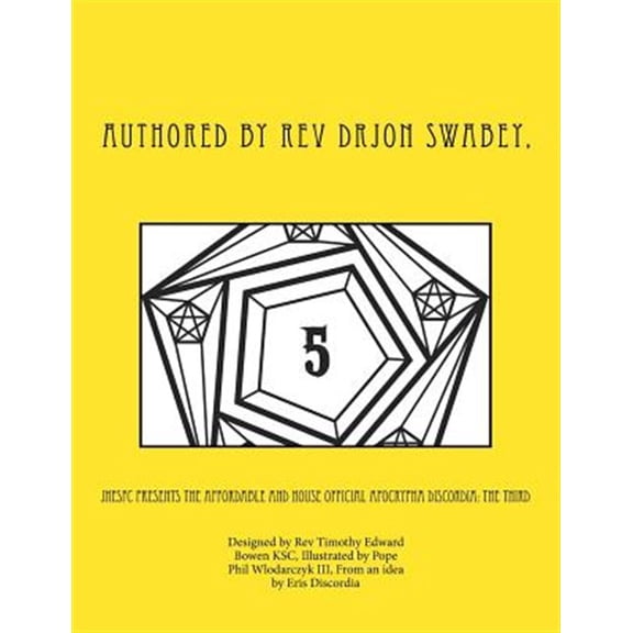 Pre-Owned JHESFC Presents The Affordable and House Official Apocrypha Discordia: The Third (Paperback)