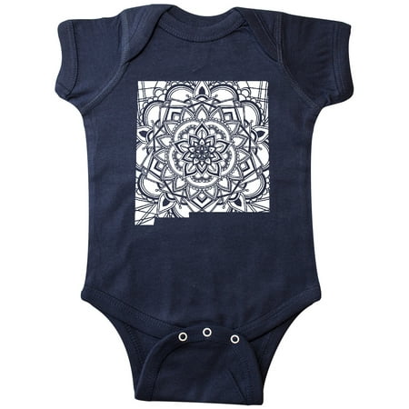 

Inktastic New Mexico Silhouette Mandala Gift Baby Boy or Baby Girl Bodysuit