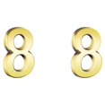 thumbnail image 3 of maskred Numéros de Maison pour Extérieur Style Simple Signes Numériques Accessoires de Marquage Numéro Exquis Accessoire de Marquage Numéro 8 2 Pcs, 3 of 6